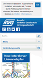 Mobile Screenshot of kvg.de